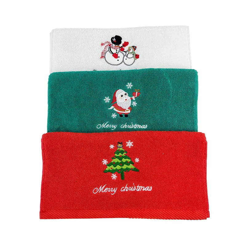 1Pc Christmas Bathroom Towel Set