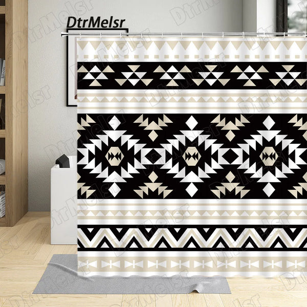 Creative Aztec Shower Curtains