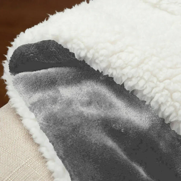 Large Sherpa Fleece Blanket