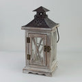 Retro Wood And Wrought Iron Wind Lamp