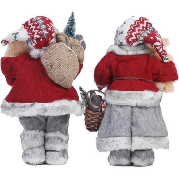 Christmas Santa Figurines - jenshomeandgardendecor