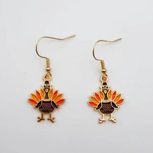 Thanksgiving Turkey Earrings
