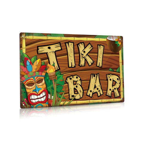 1pc Tiki Bar Tin Sign