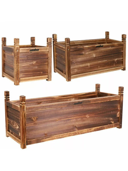 Wooden Garden Bed Planter Vegetable Box 12 "24" 36"