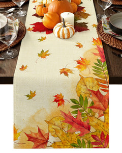 Fall Style Table Runner - jenshomeandgardendecor