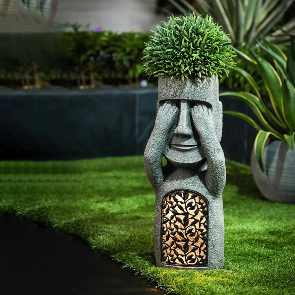 Hear No Evil, See No Evil, Speak No Evil planters - jenshomeandgardendecor