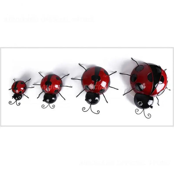 3D Metal Ladybugs - jenshomeandgardendecor