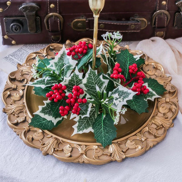 Christmas Candlestick Wreath