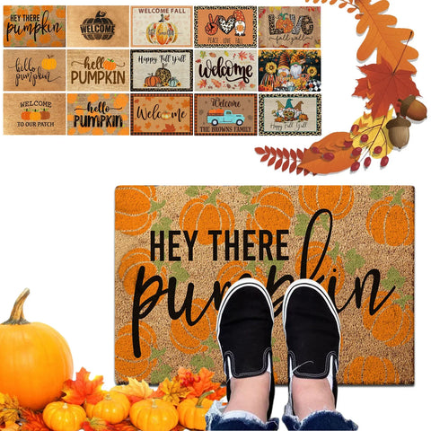 Welcome Entrance Autumn Fall Front Door Mat