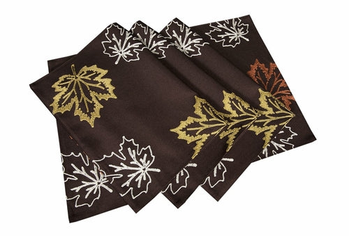 Rustic Autumn Placemats, 14"x20", Set of 4 - jenshomeandgardendecor