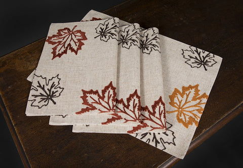 Rustic Autumn Placemats, 14"x20", Set of 4 - jenshomeandgardendecor