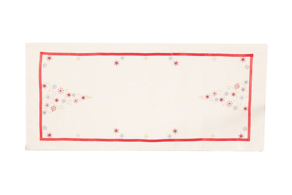 Festive Christmas Tree Table Runner - jenshomeandgardendecor