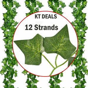 Artificial Ivy Leaf Plants Fake Hanging Garland Plants Vine Home - jenshomeandgardendecor