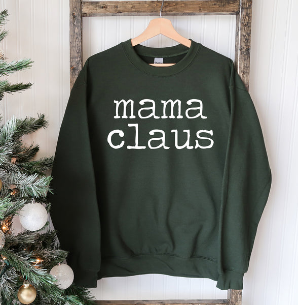 Mama Claus Christmas Sweatshirt - jenshomeandgardendecor