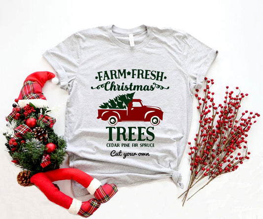 Farm Fresh Christmas Shirt - jenshomeandgardendecor