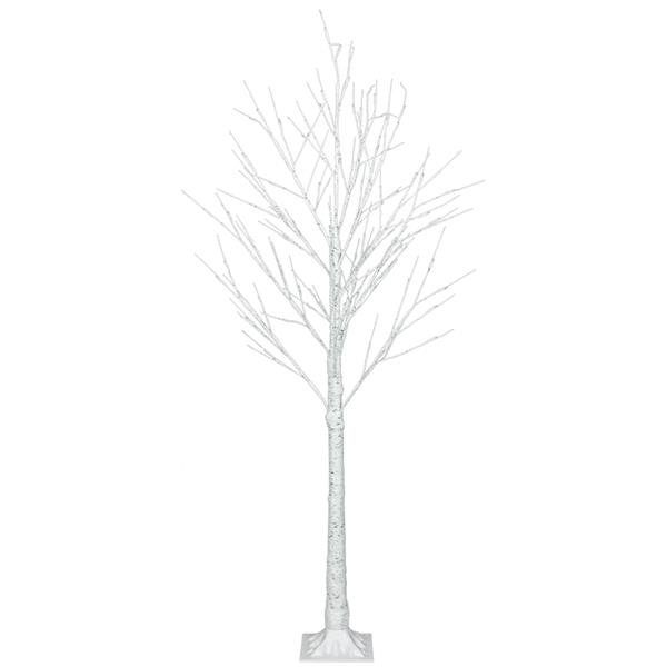 4FT Snowflake Christmas Tree with 48 LED Lamp - jenshomeandgardendecor