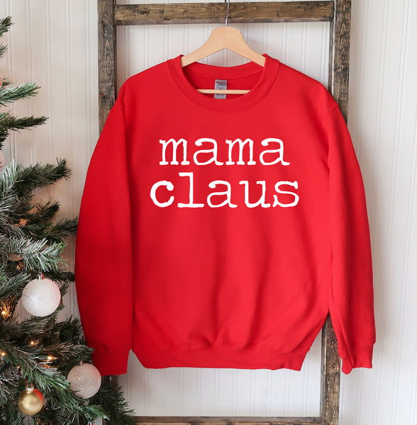 Mama Claus Christmas Sweatshirt - jenshomeandgardendecor