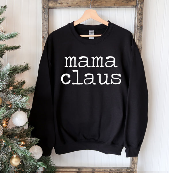 Mama Claus Christmas Sweatshirt - jenshomeandgardendecor