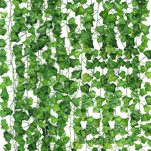 Artificial Ivy Leaf Plants Fake Hanging Garland Plants Vine Home - jenshomeandgardendecor