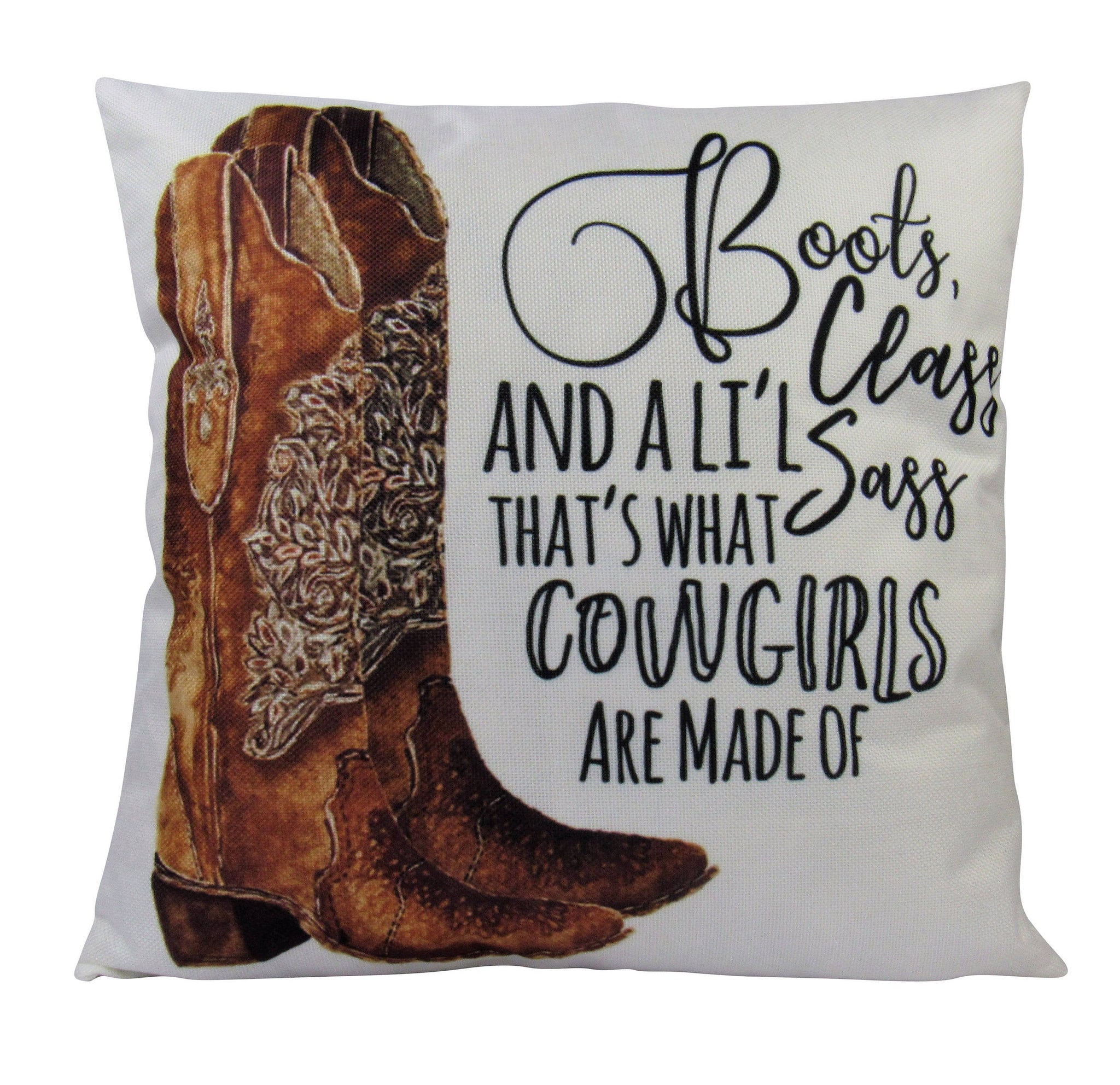 Cowgirl Boots | Women Boots | Pillow Cover - jenshomeandgardendecor