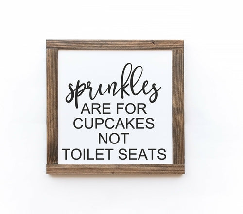 Bathroom Wood Signs - jenshomeandgardendecor