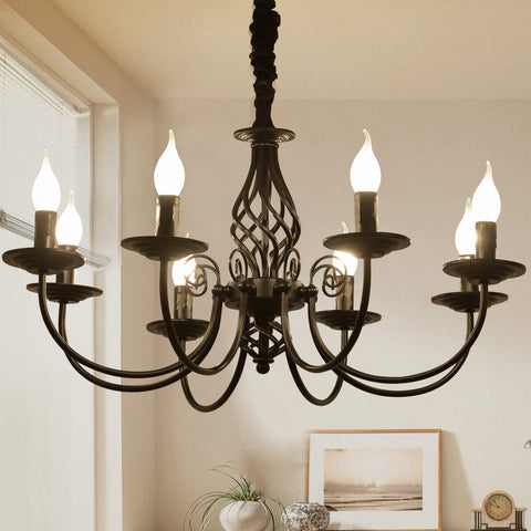 Rustic Chandelier Retro Interior Lamp Ceiling Light - jenshomeandgardendecor