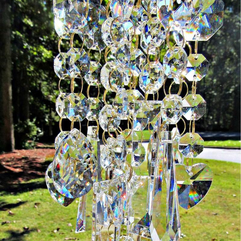 Crystal Wind Chimes - jenshomeandgardendecor