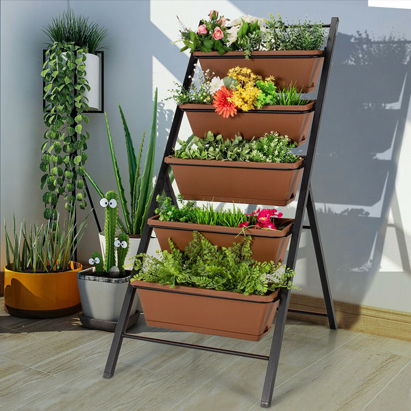 5-tier Vertical Garden Planter Box - jenshomeandgardendecor