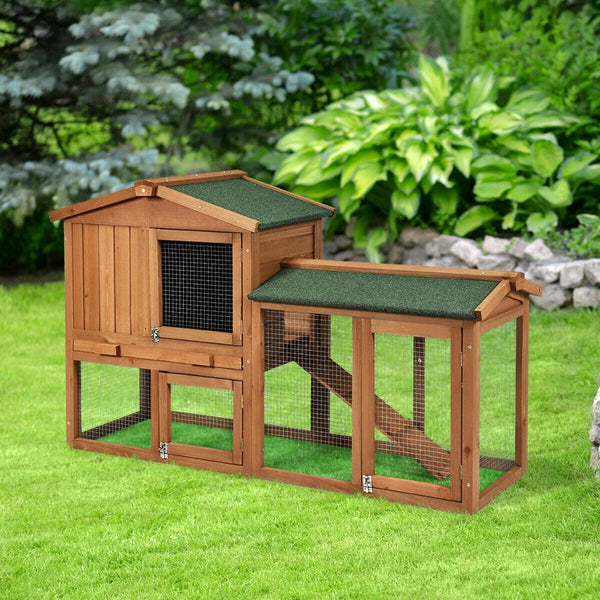 Wooden Rabbit Hutch or Large Chicken Coop - jenshomeandgardendecor