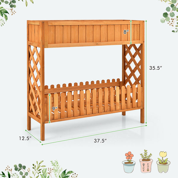 2-Tier Raised Garden Bed - jenshomeandgardendecor