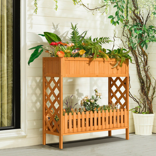 2-Tier Raised Garden Bed - jenshomeandgardendecor