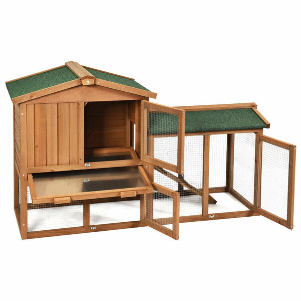 Wooden Rabbit Hutch or Large Chicken Coop - jenshomeandgardendecor