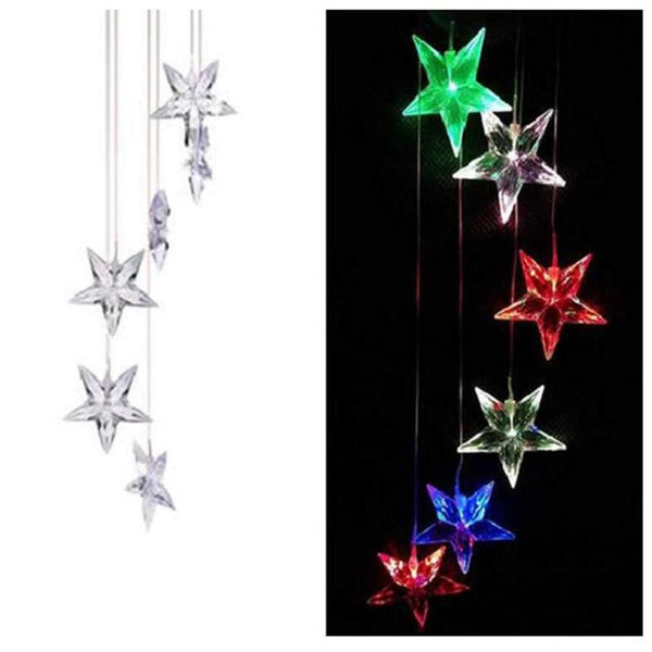 Solar Outdoor Wind Chimes - jenshomeandgardendecor