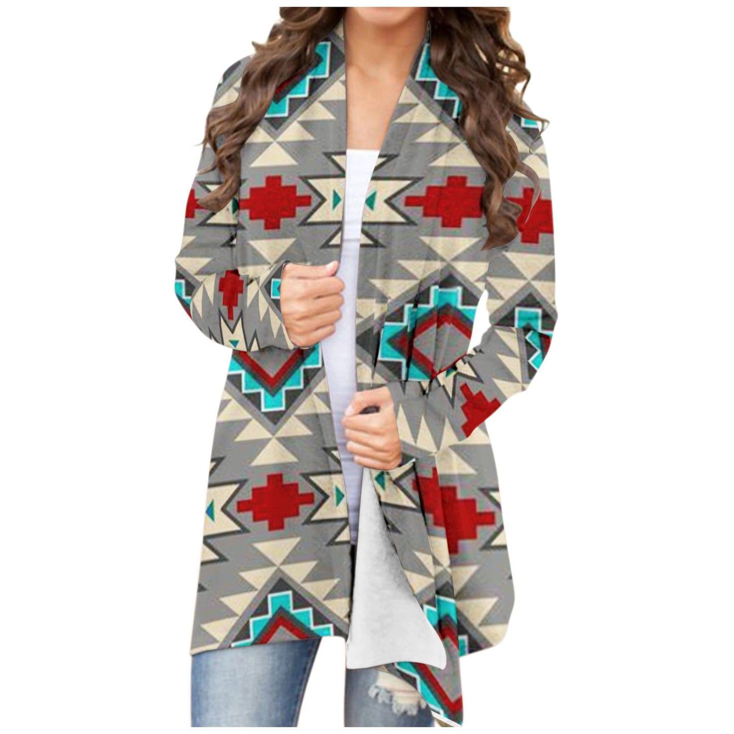 Woman's Aztec Cardigan - jenshomeandgardendecor