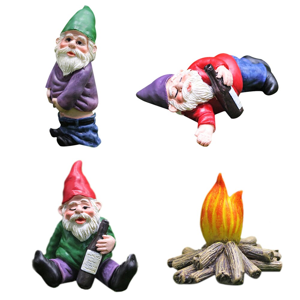 Garden Gnome Statue Resin Fishing Dwarf Elf Figurines Yard Front Porch Outdoor Ornaments Villa Home Decoration Modern Art Crafts - jenshomeandgardendecor