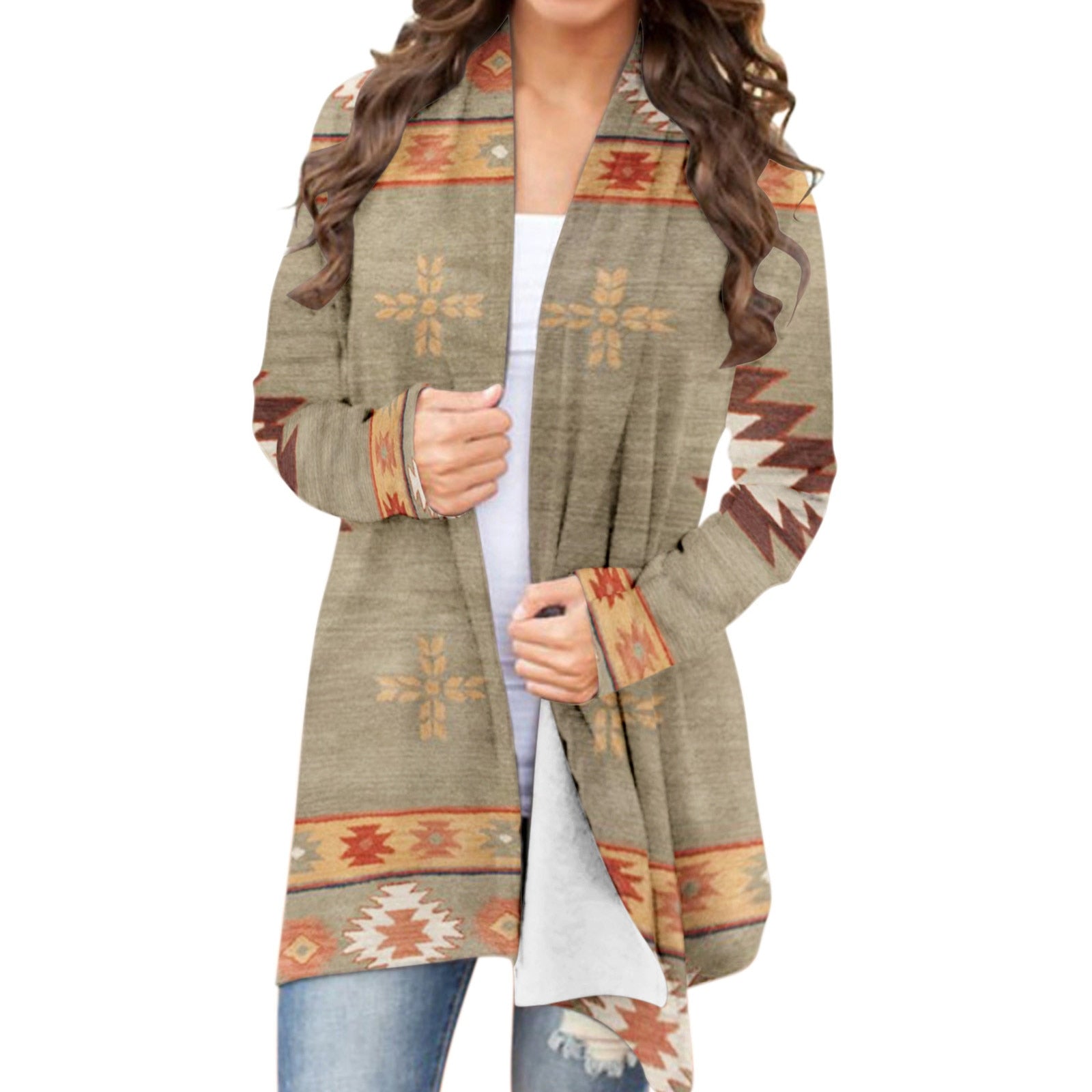 Woman's Aztec Cardigan - jenshomeandgardendecor