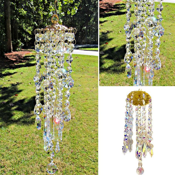 Crystal Wind Chimes - jenshomeandgardendecor