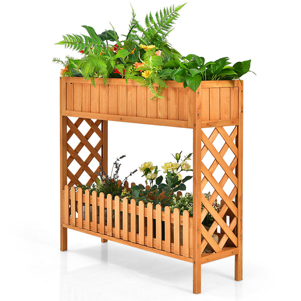 2-Tier Raised Garden Bed - jenshomeandgardendecor