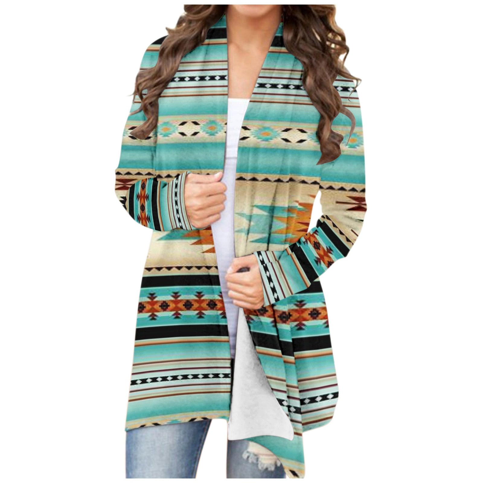 Woman's Aztec Cardigan - jenshomeandgardendecor