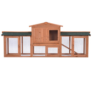 Wooden Chicken Coop Pet Cage Rabbit Hutch - jenshomeandgardendecor