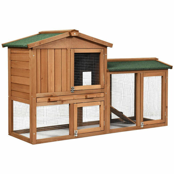 Wooden Rabbit Hutch or Large Chicken Coop - jenshomeandgardendecor