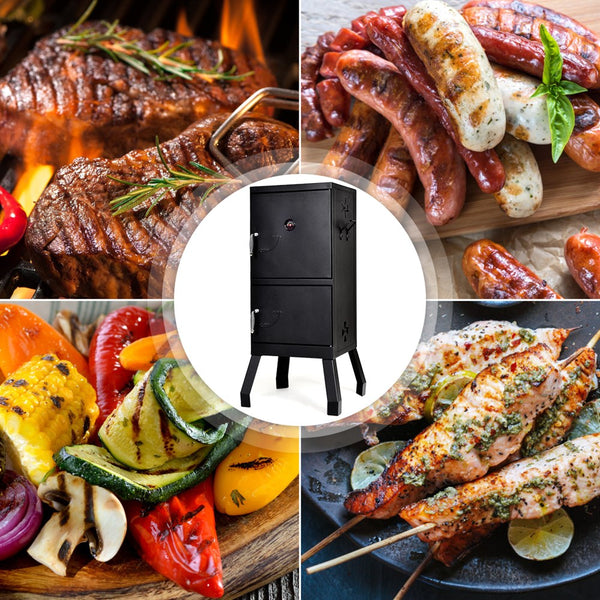 Vertical Charcoal Smoker - jenshomeandgardendecor