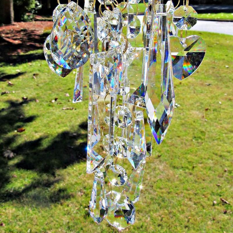 Crystal Wind Chimes - jenshomeandgardendecor