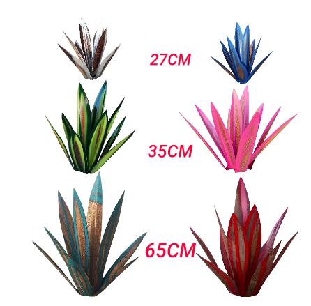 27/35/65CM DIY Metal Agave Plants - jenshomeandgardendecor