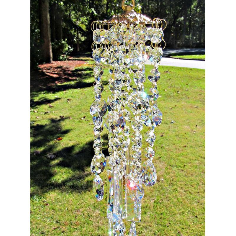 Crystal Wind Chimes - jenshomeandgardendecor