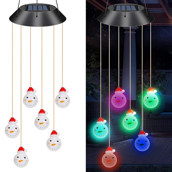 Solar Outdoor Wind Chimes - jenshomeandgardendecor