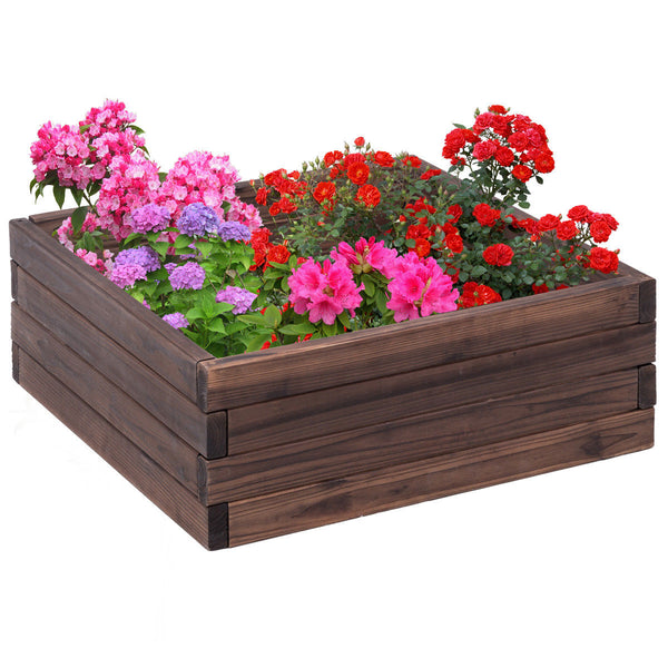 Square Raised Garden Bed - jenshomeandgardendecor