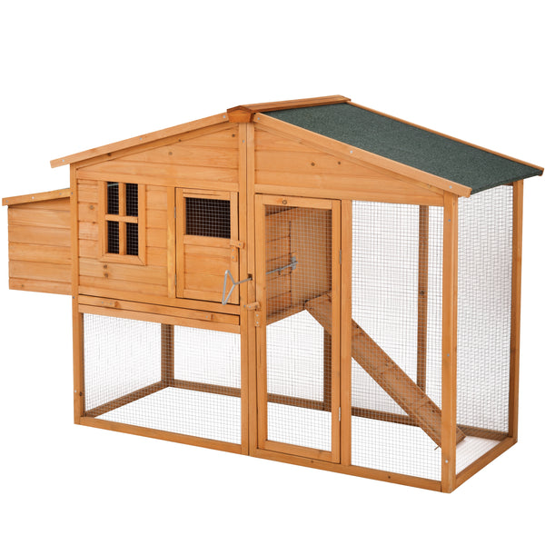 Large Wooden Chicken Coop - jenshomeandgardendecor