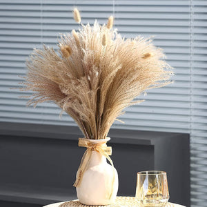 Natural Dried Pampa Grass Bouquet - jenshomeandgardendecor