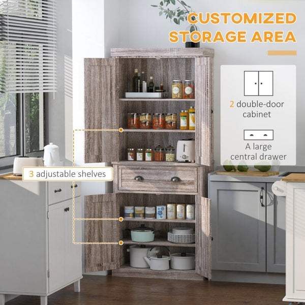 Freestanding Kitchen Pantry Cupboard - jenshomeandgardendecor